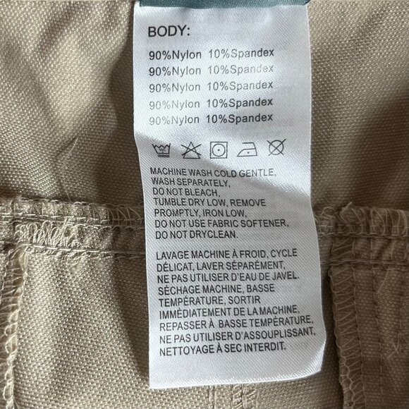 Willit Golf Hiking Shorts Womens Small Beige UPF 50 Activewear New - Picture 7 of 11